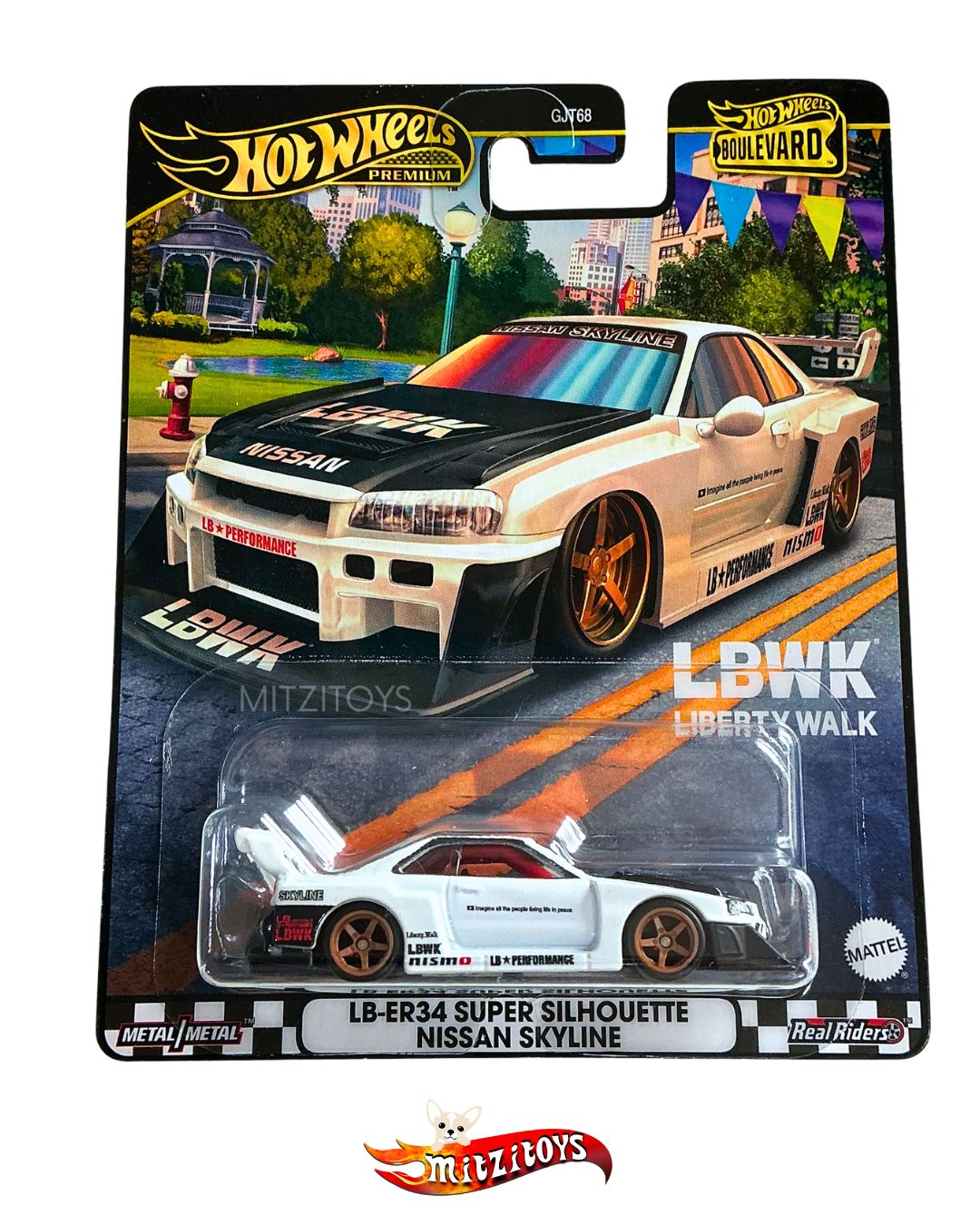 LB-ER34 Super Silhouette Nissan Skyline - Hot Wheels Boulevard Premium