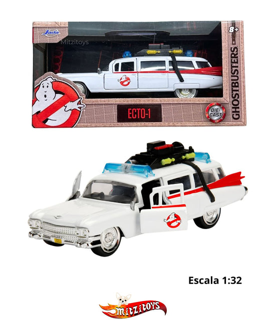 Ghostbusters Ecto-1 1959 Cadillac Miller-Meteor (Escala 1:32) - Jada Toys 