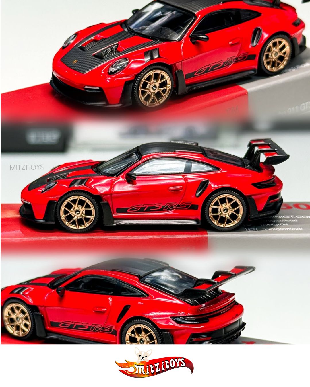 Porsche 911 GT3 RS Guards Red (#1060) - Mini GT 1:64