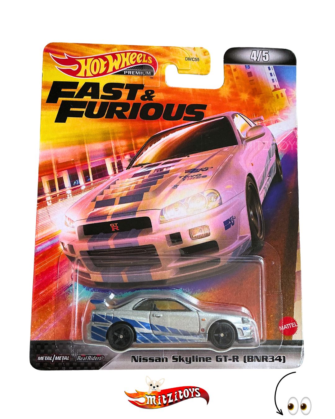 Nissan Skyline GT-R (R34)(Detalle) 4/5 - Fast & Furious Premium