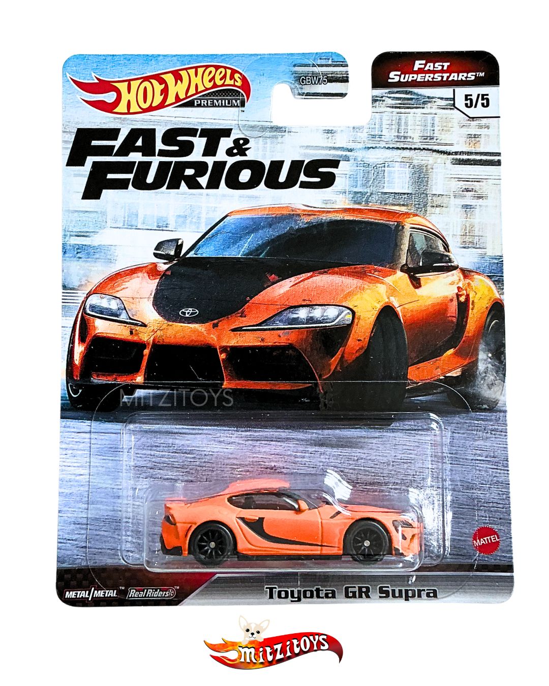 Toyota GR Supra (5/5) - Fast & Furious (Detalle): Fast Superstars - Hot Wheels Premium