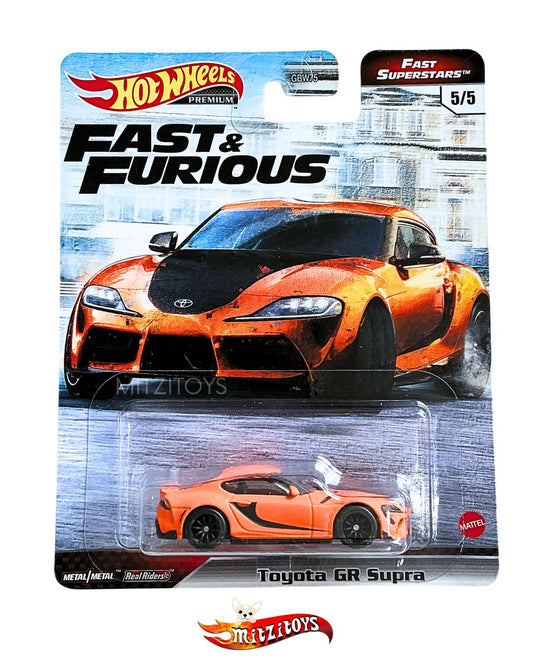 Toyota GR Supra (5/5) - Fast & Furious (Detalle): Fast Superstars - Hot Wheels Premium