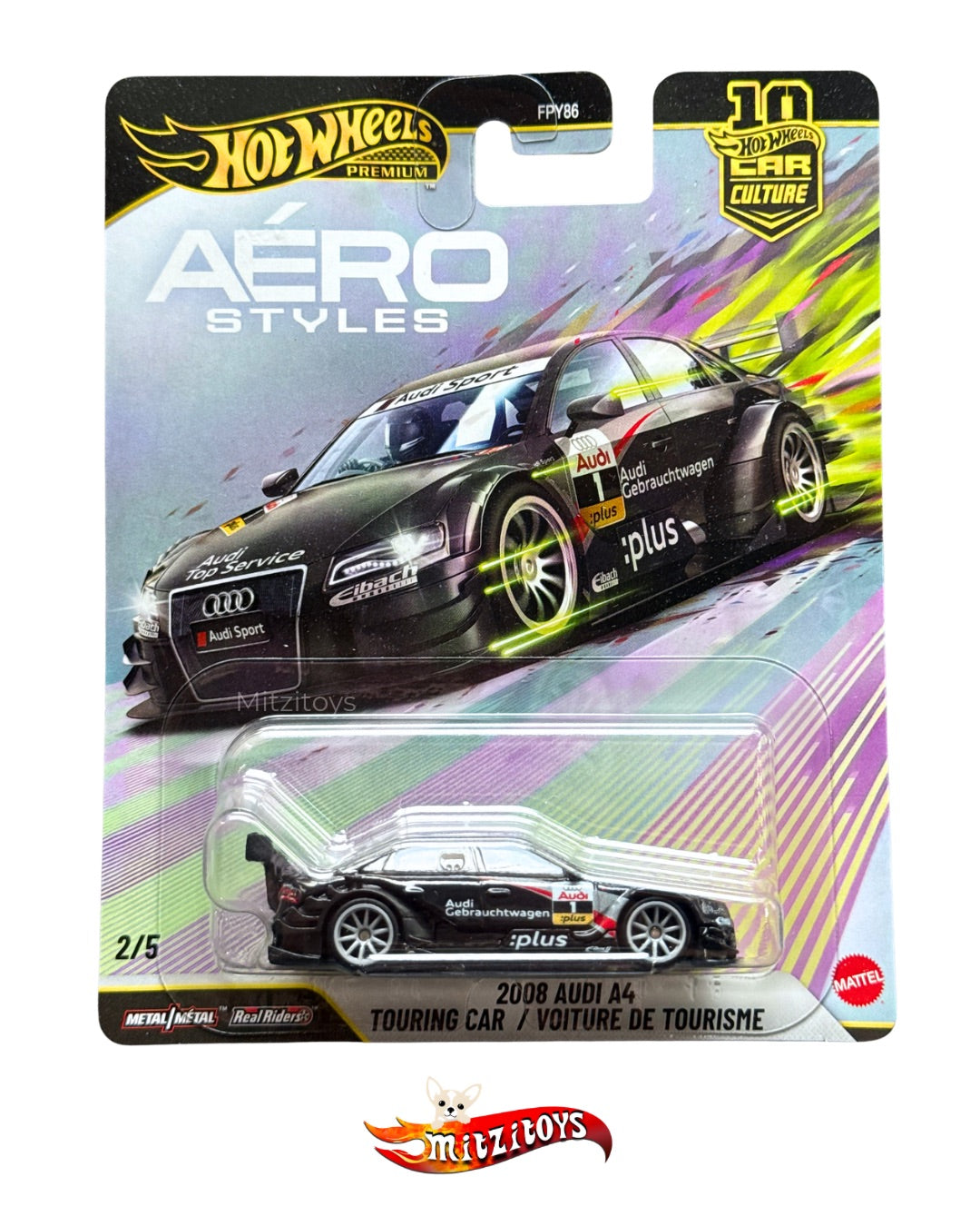 2008 Audi A4 Touring Car (2/5) - Aero Styles - Hot Wheels Premium