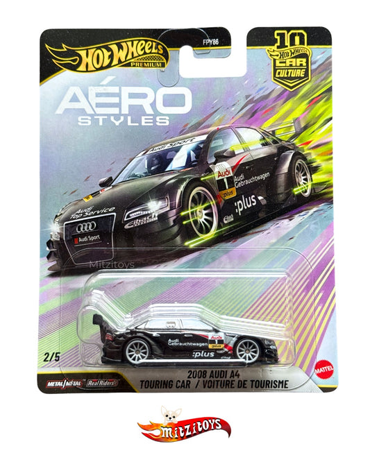 2008 Audi A4 Touring Car (2/5) - Aero Styles - Hot Wheels Premium