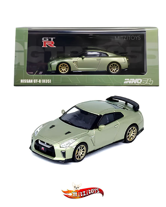 Nissan GT-R R35 T-Spec Millennium Jade / 1:64 Model Car - INNO64