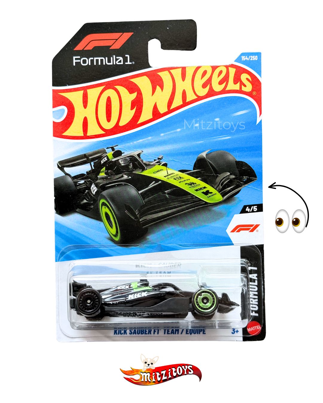 (Detalle) Kick Sauber F1 Team (154/250) (4/5) - Formula 1 - Hot Wheels básico
