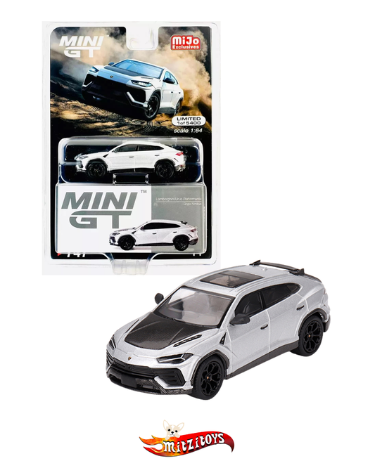 Lamborghini Urus Performante Grigio Nimbus (LHD) - Mini GT 1:64 (#747) Mijo Exclusives