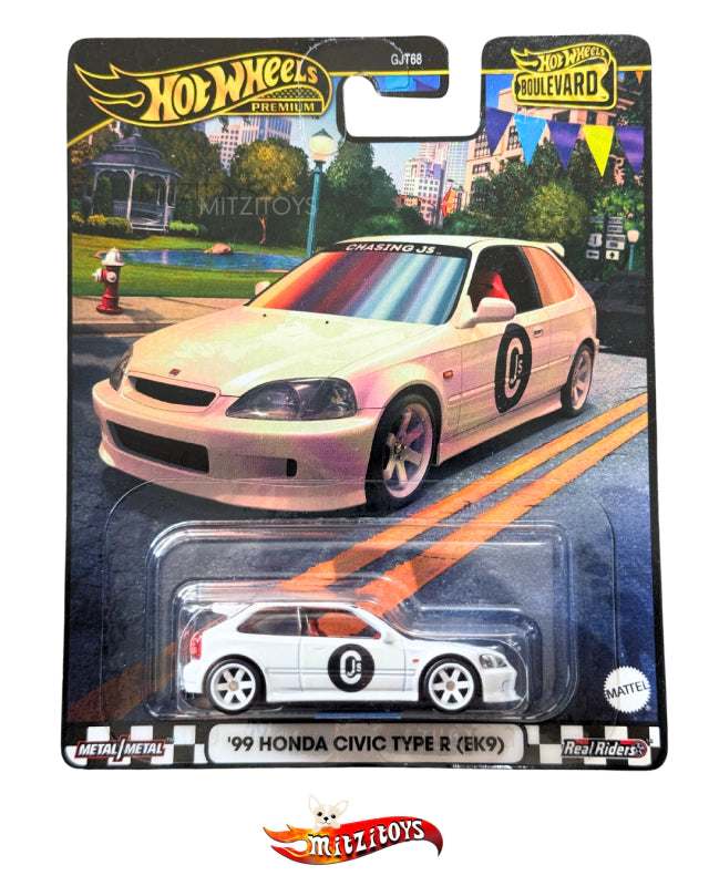 '99 Honda Civic Type R (EK9) - Hot Wheels Premium - Boulevard (88)