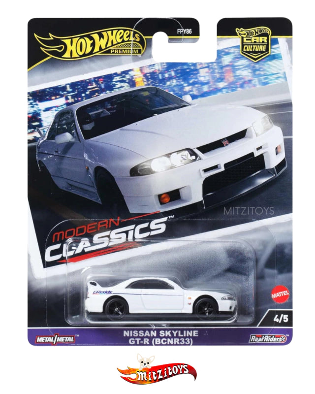 Nissan Skyline GT-R R33 (BCNR33) - Hot Wheels Premium - Modern Classics 4/5