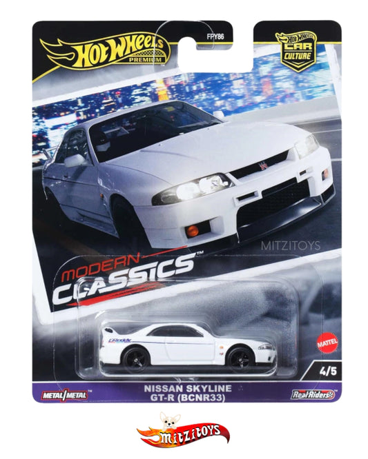 Nissan Skyline GT-R R33 (BCNR33) - Hot Wheels Premium - Modern Classics 4/5
