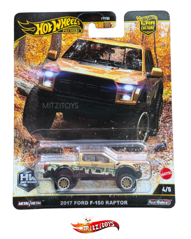 2017 Ford F-150 Raptor - Hot Wheels Premium Car Culture: HW Off-Road (FPY86)