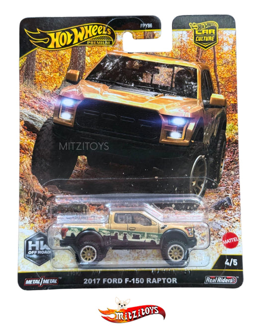 2017 Ford F-150 Raptor - Hot Wheels Premium Car Culture: HW Off-Road (FPY86)