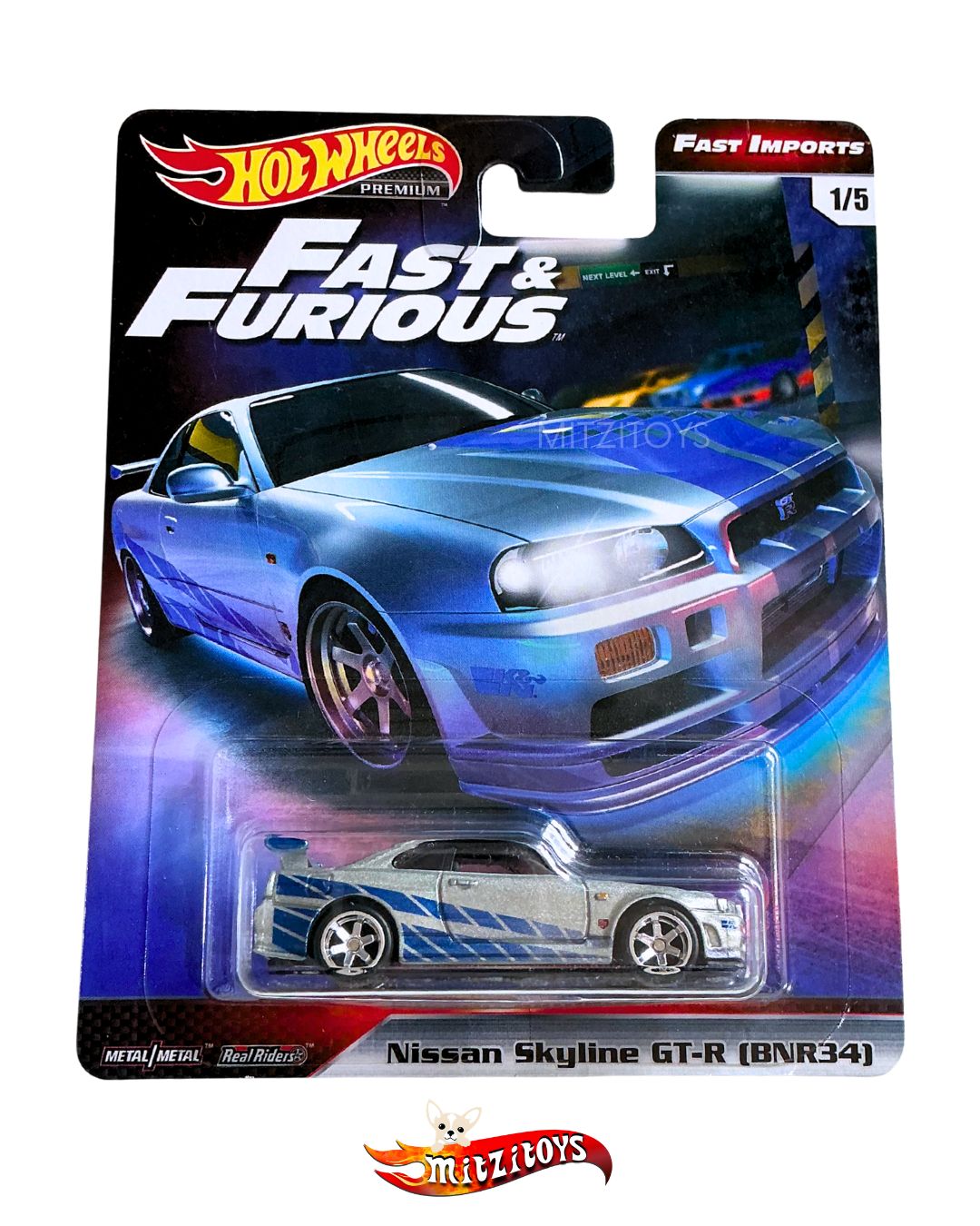 Nissan Skyline GT-R (BNR34) 1/5 - Fast & Furious: Fast Imports Premium