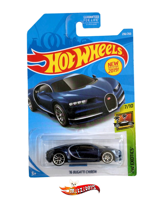 '16 Bugatti Chiron Azul - Hot Wheels - HW Exotics (7/10)