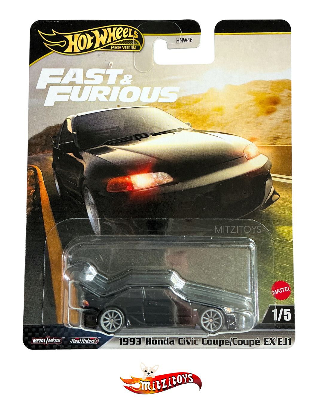 1993 Honda Civic Coupe EX EJ1 (1/5) - Fast & Furious - Premium