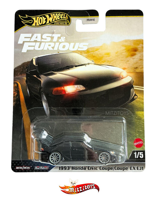 1993 Honda Civic Coupe EX EJ1 (1/5) - Fast & Furious - Premium