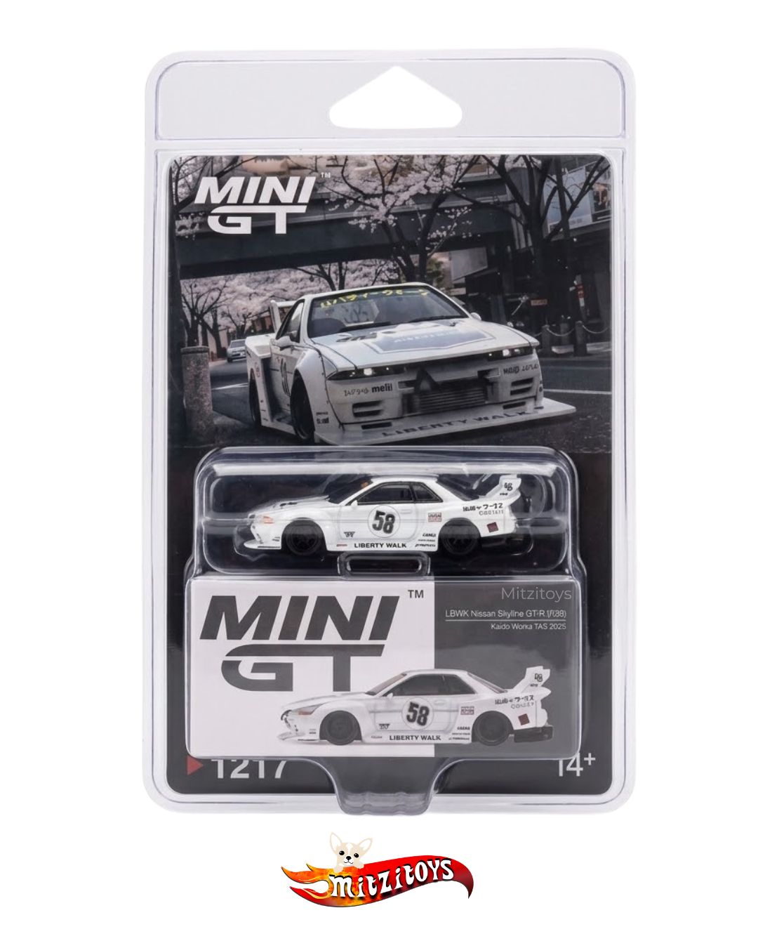 LBWK Nissan Skyline GT-R (R32) Kaido Works TAS 2025 (#1217) - Mini GT 