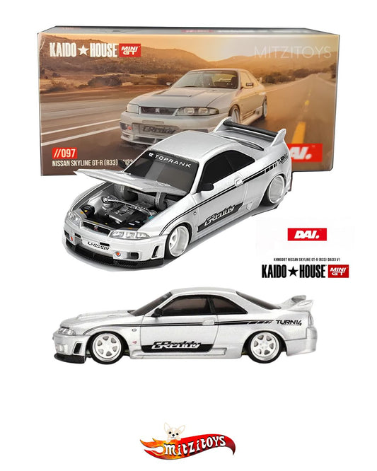 Nissan Skyline GT-R (R33) DAI33 V1 (#097) - Kaido House x MINI GT