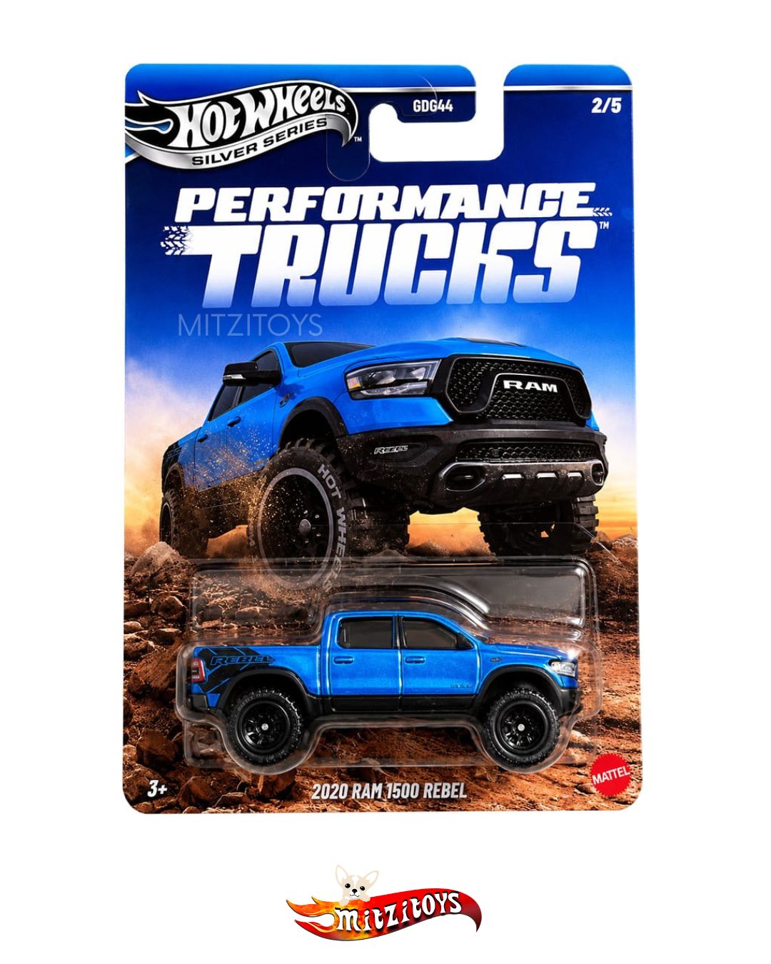 2020 Ram 1500 Rebel (2/5) - Performance Trucks - Hot Wheels Silver Series
