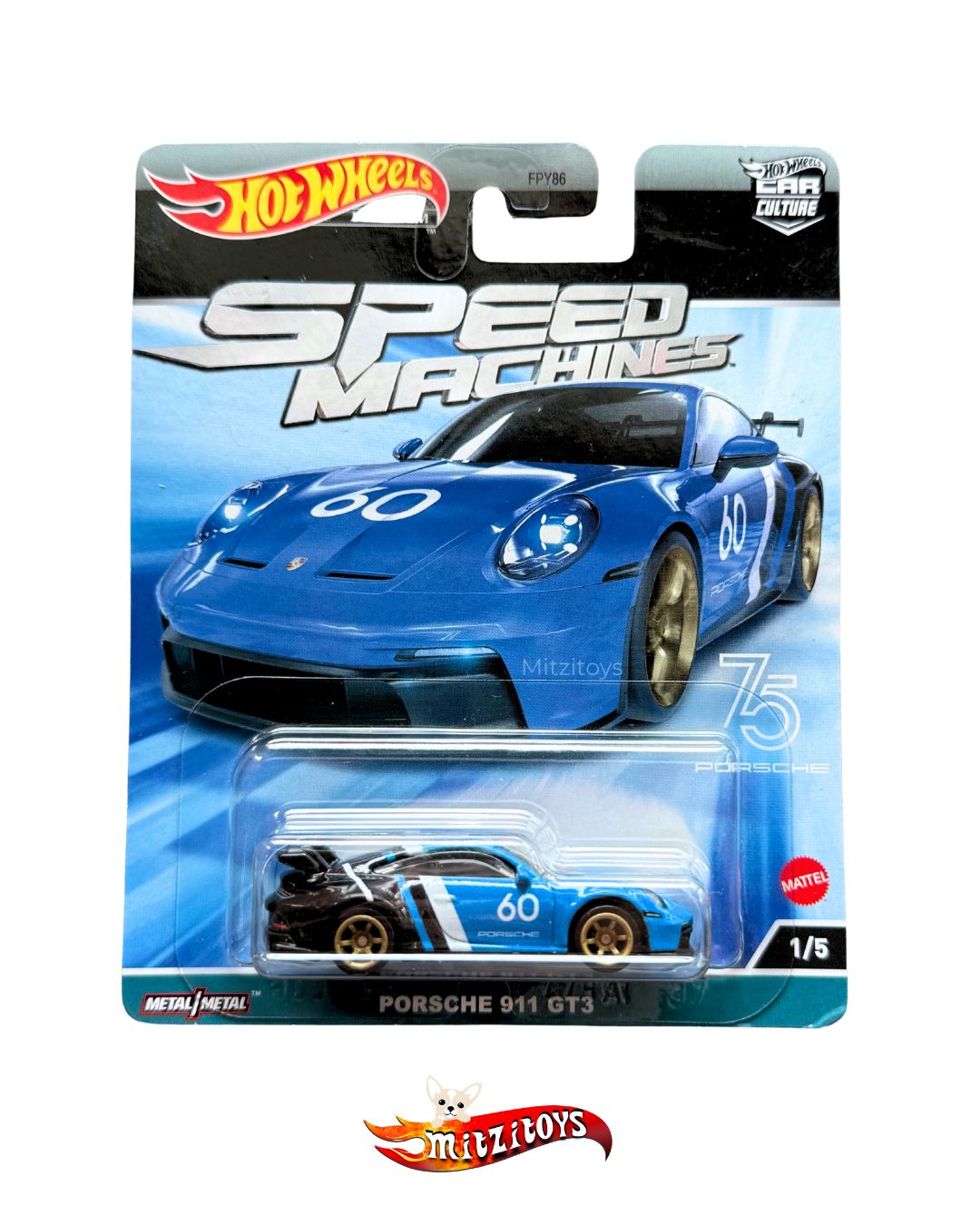Porsche 911 GT3 (1/5) - Speed Machines - hot wheels Premium