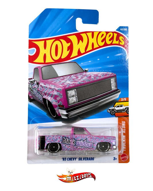 '83 Chevy Silverado (3/5) - Truckin' Along - Hot Wheels Básico