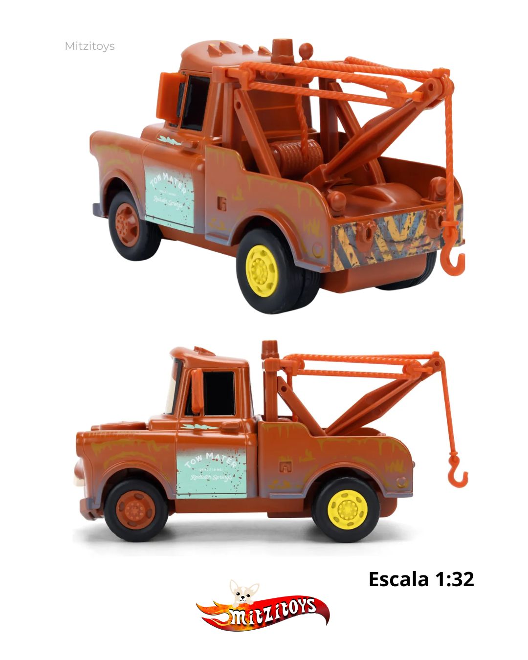 Disney Pixar Cars Tow Mater (Escala 1:32) - Jada Toys