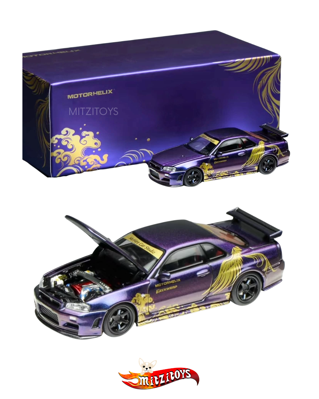 Nissan Skyline GT-R (R34) Customized TAS 2026 Motorhelix Limited Edition 999 Pzs Tokyo Auto Salon
