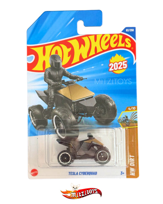 Tesla Cyberquad Bronce - Hot Wheels HW Dirt (4/10) - Edición 2025