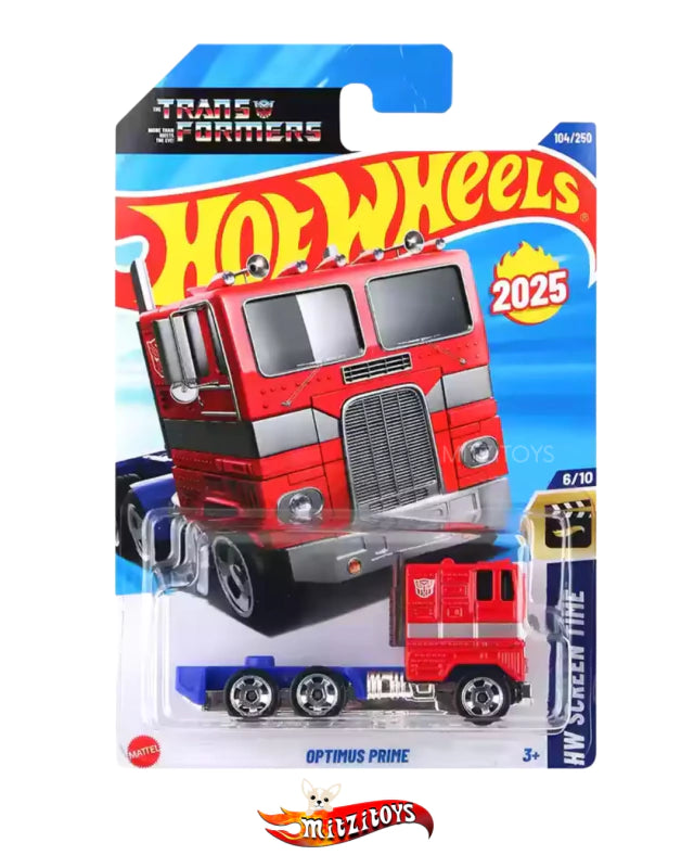 Optimus Prime Transformers - Hot Wheels Básico - Screen Time