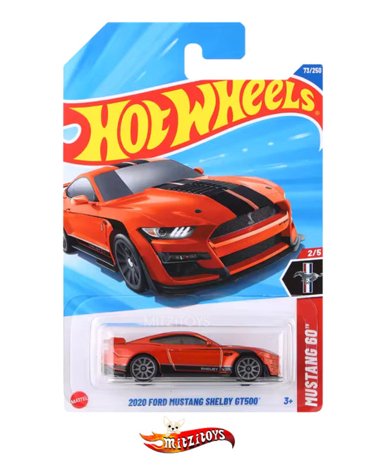 Ford Mustang Shelby GT500 2020 Naranja - Hot Wheels Basico