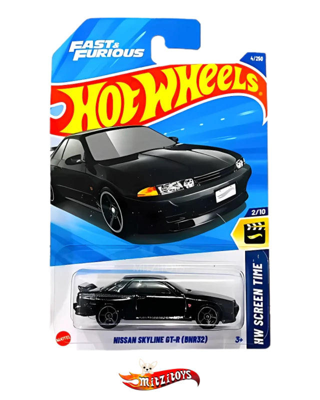 Nissan Skyline GT-R R32 Negro, HW Screen Time (2/10); Fast & Furious