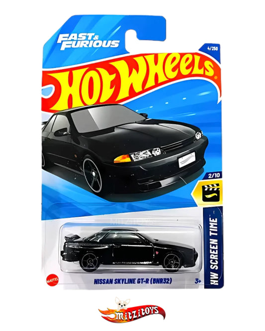 Nissan Skyline GT-R R32 Negro, HW Screen Time (2/10); Fast & Furious
