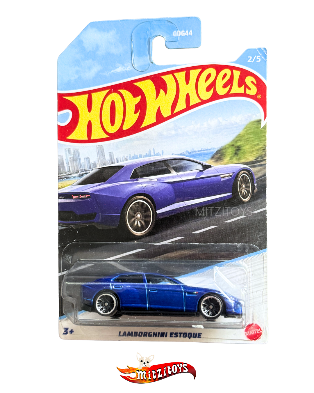 Lamborghini Estoque (Azul) (2/5), Hot Wheels Silver Series