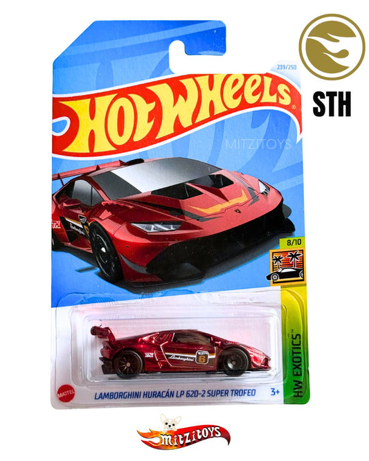 Lamborghini Huracán LP 620-2 Super Trofeo Super Treasure Hunt (STH) - Hot Wheels Básico (HW Exotics)