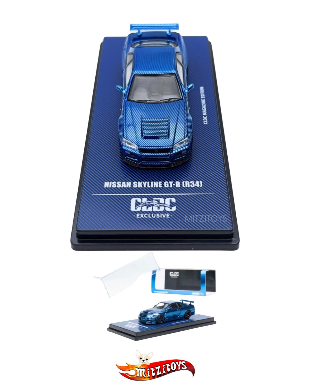 Nissan Skyline GT-R (R34) Exclusivo CLDC Hong Kong Magazine Edition - INNO64