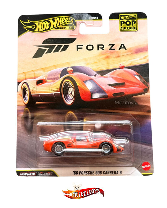 Porsche 906 Carrera 6 66’ - Forza - Hot Wheels Premium Pop Culture