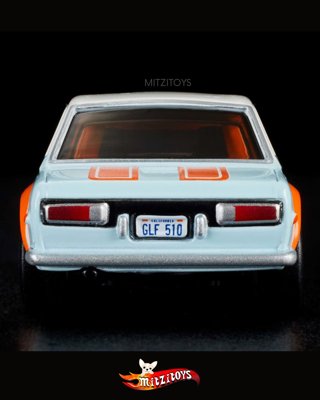 Datsun Bluebird 510 - Hot Wheels RLC (Red Line Club) Exclusive: Gulf Racing