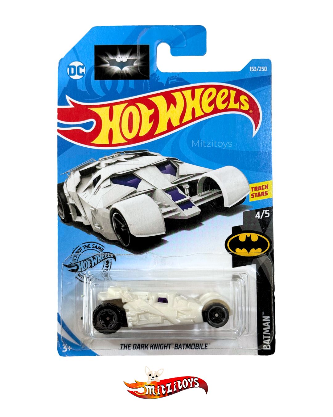 The Dark Knight Batmobile (4/5) - Batman - Hot Wheels Básico