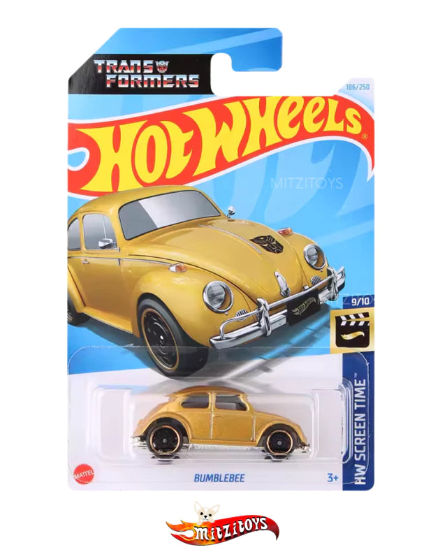 Bumblebee (Vocho Dorado Volkswagen), HW Screen Time 9/10; Hot Wheels Básico