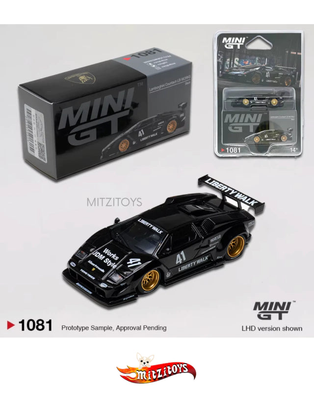 Lamborghini Countach LP 500S (LB-Works) - Mini GT