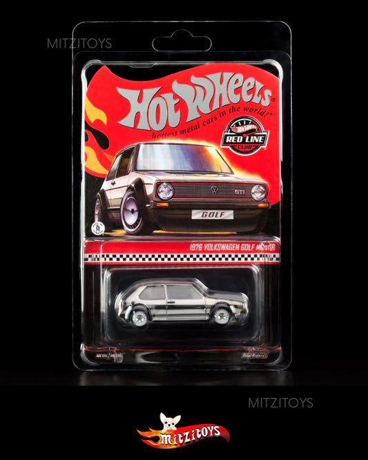 1976 Volkswagen Golf GTI MK1 Plateado - Hot Wheels Premium - Red Line Club (RLC)
