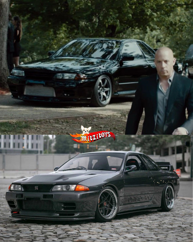Nissan Skyline GT-R R32 Negro, HW Screen Time (2/10); Fast & Furious