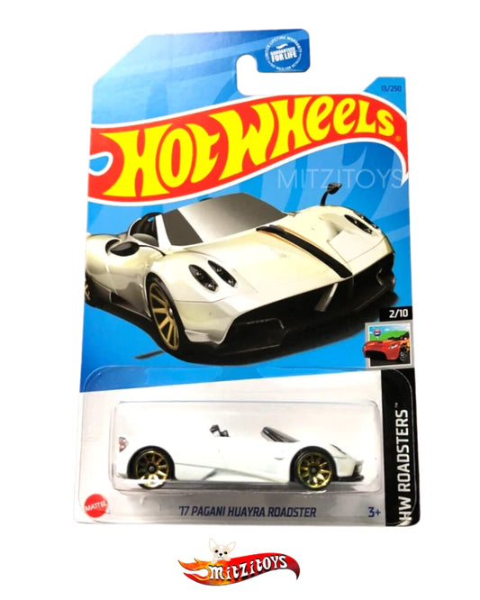 '17 Pagani Huayra Roadster Blanco - Hot Wheels Basico