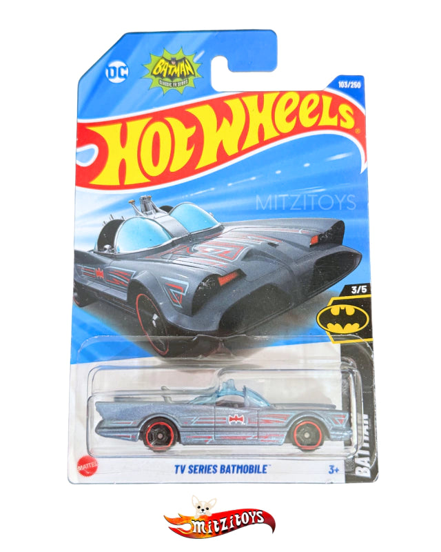 TV Series Batmobile - Hot Wheels Batman (3/5) - Gris Metálico
