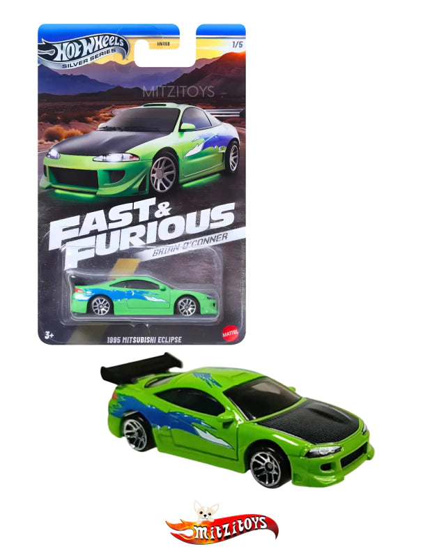 1995 Mitsubishi Eclipse (Brian O'Conner)- Hot Wheels Silver Series - Fast & Furious 1/5