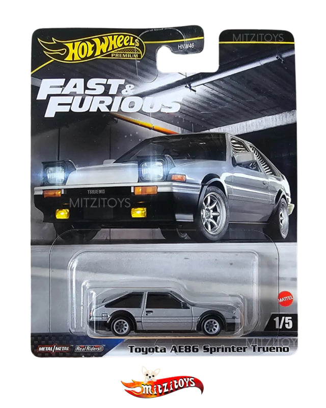 Toyota AE86 Sprinter Trueno - Hot Wheels Premium - Fast & Furious (1/5)