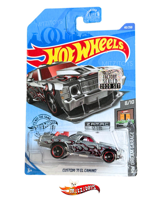 Custom '71 El Camino - Hot Wheels - HW Dream Garage (8/10) - ZAMAC (Factory Sealed 2020)
