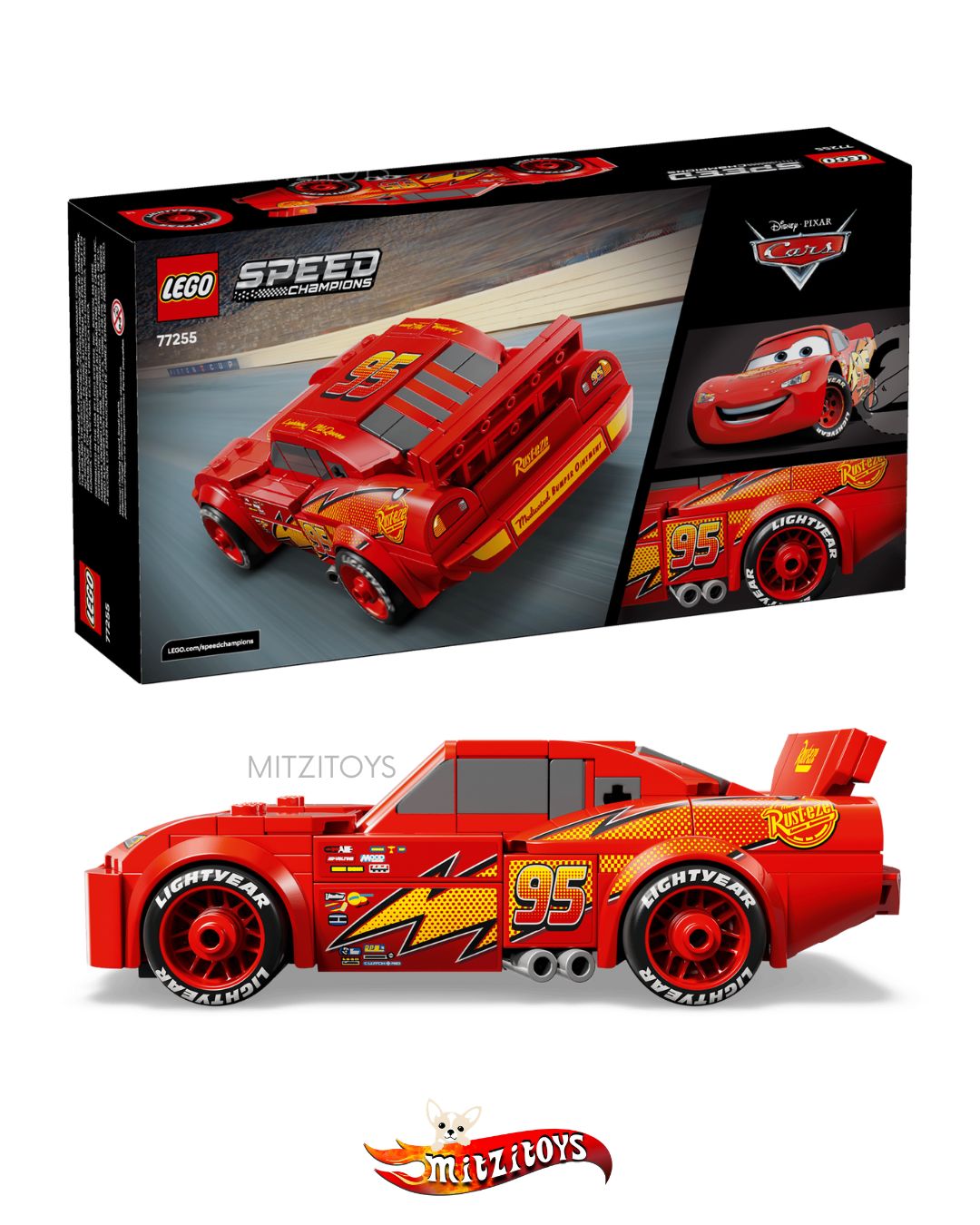 LEGO - Lightning McQueen (Rayo McQueen) Speed Champions Disney Pixar Cars