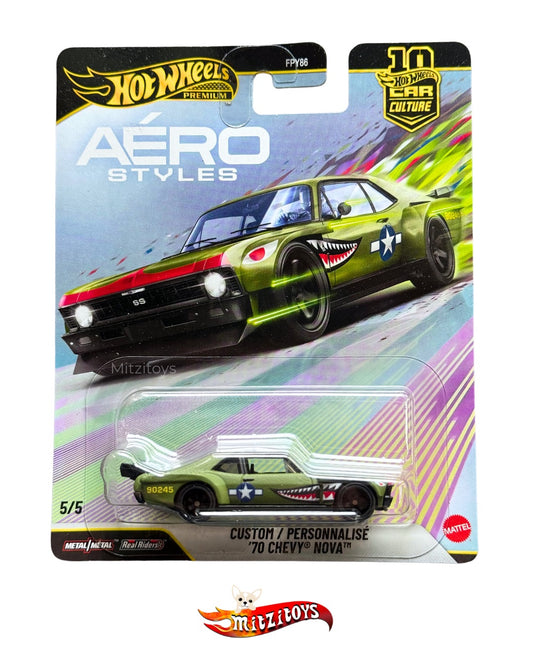 '70 Chevy Nova (5/5) - Aero Styles - Hot Wheels Premium
