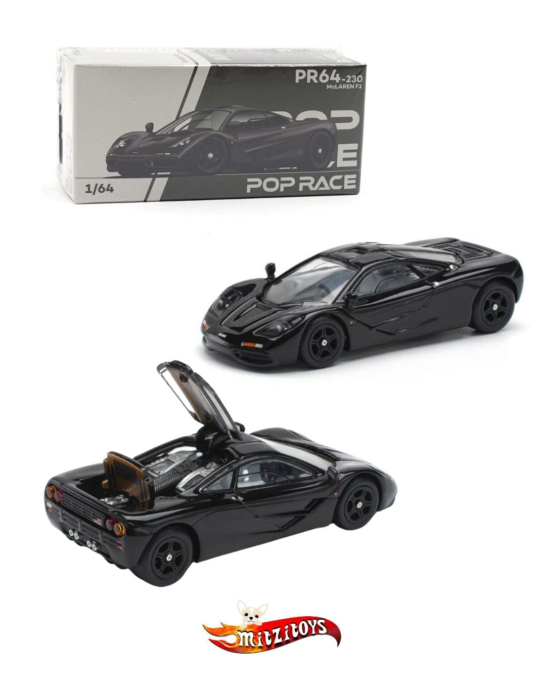 McLaren F1 Black - Pop Race